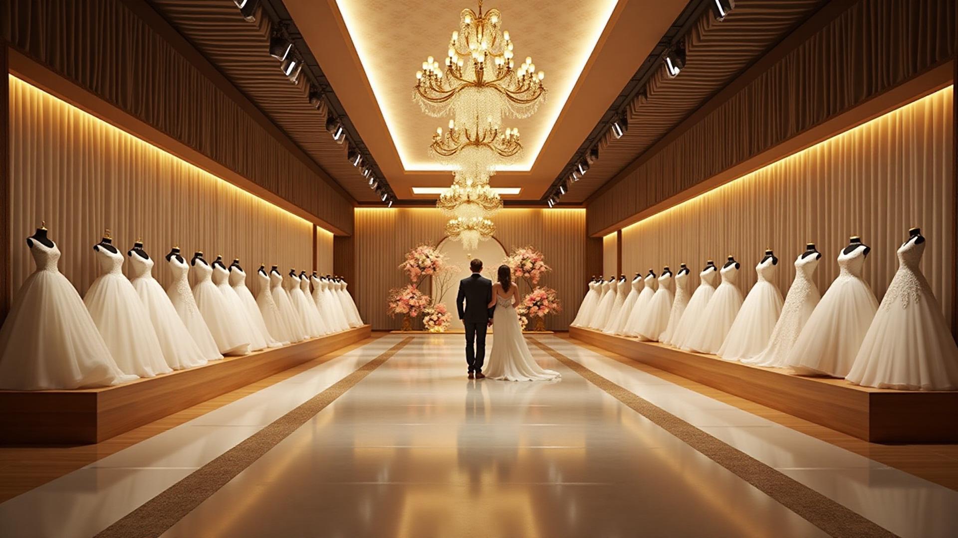Couples at the Silver Lined boutique wedding fair, Brooklands Hotel, Weybridge, Surrey