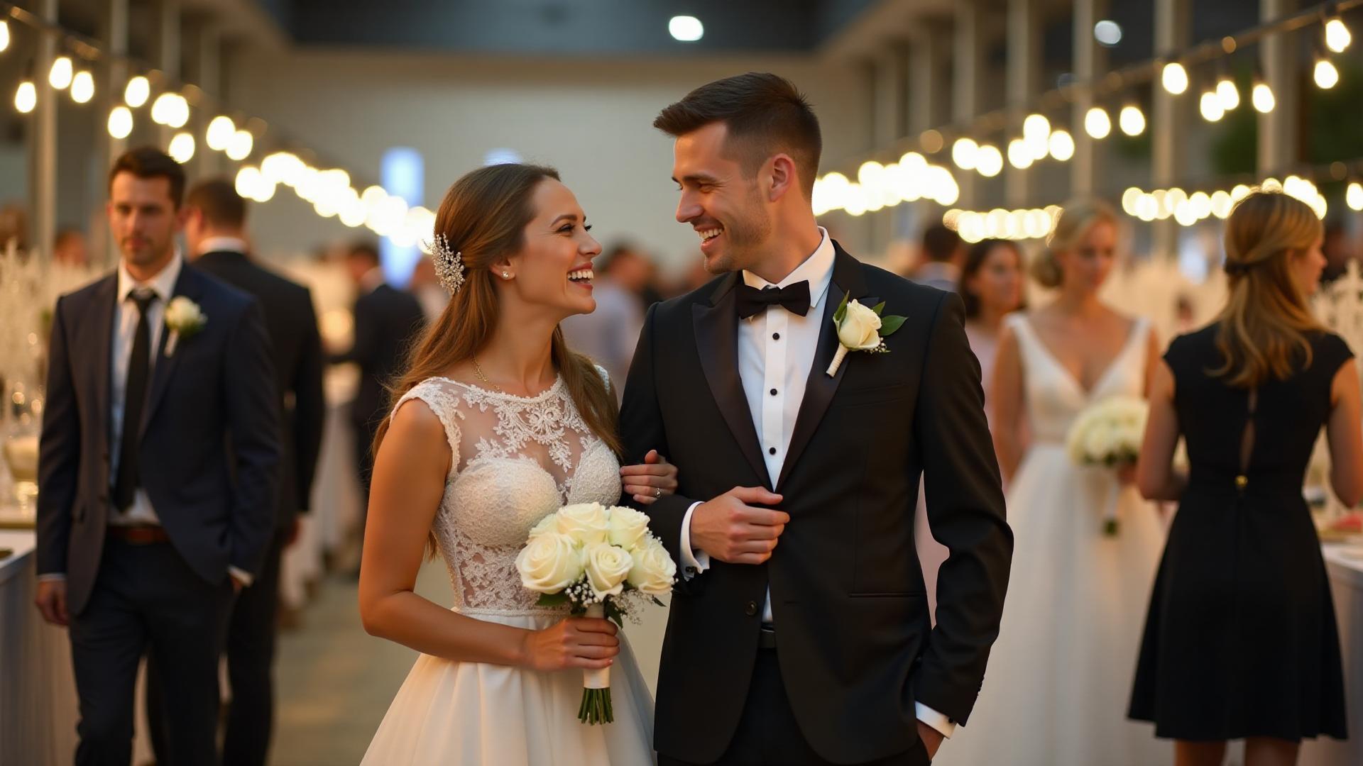 Couples at a Silver Lined wedding fair